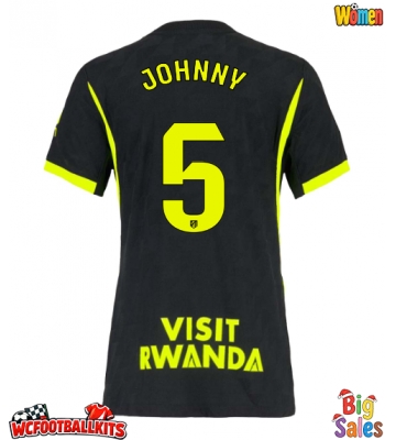 Atletico Madrid Johnny Cardoso #5 Replica Away Stadium Shirt for Women 2026-27 Short Sleeve